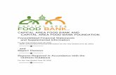 CAPITAL AREA FOOD BANK AND CAPITAL AREA FOOD BANK … · 2018. 10. 31. · We have audited the accompanying consolidated financial statements of the Capital Area Food Bank (CAFB)