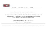 D O M Z D R A V LJ A N I Š KONKURSNA DOKUMENTACIJA ZA … · 2017. 9. 29. · Konkursna dokumentacija za javnu nabavku laboratorijskih reagenasa sa hematološke analize u postupku