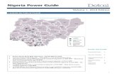 Nigeria Power Guide - Detail...10 FGN Hydro and Thermal Stations with a total installed capacity of 6,504 MW – May 2012; total licensed capacity of 6,948 MW (Gurara inclusive) Nigeria