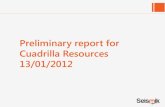 Preliminary report for Cuadrilla Resources 13/01/2012...Cuadrilla Resources 13/01/2012 • Location of the event of August 2nd, 2011 • Mechanism of the event of August 2nd, 2011