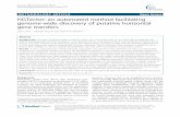 METHODOLOGY ARTICLE Open Access HGTector: an ...stacks.cdc.gov/view/cdc/25290/cdc_25290_DS1.pdfgene transfers Qiyun Zhu1*, Michael Kosoy2 and Katharina Dittmar1* Abstract Background: