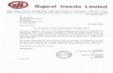 GUJARAT INVESTA LIMITED - GUJARAT INVESTA LIMITED 1 NOTICE is hereby given that the 24th Annual General