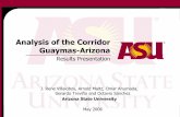Analysis of the Corridor Guaymas-Arizonailpil.asu.edu/wordpress/wp-content/uploads/Final_Project.pdf · 2009. 11. 25. · current railroad infrastructure from ADOT, UP and Ferromex.