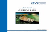 IL3585 Evaluation Board - NVE · 2017. 7. 10. · About This Evaluation Board NVE Corporation (952) 829-9217 iso-apps@nve.com Visit for datasheets and illustrative applications. Isolation