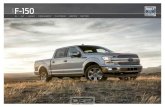 2019 Ford F-150 Brochure...2019 F-150 | ford.com 6000-series aluminum alloy. 1 2Class is Full-Size Pickups under 8,500 lbs. GVWR, based on Ford segmentation. 3Max. towing of 13,200