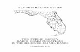 FLORIDA REGION-9 PLANThis Region Plan for radio spectrum usage by public safety agencies in the State of Florida was prepared by the Florida Region and Subregion Plan Committees, which