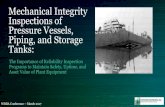 Mechanical Integrity Inspections of Pressure Vessels ... Integrity Inspections.pdf(NACE), and The National Board of Boiler and Pressure Vessel Inspectors.”(1) (1) National Board