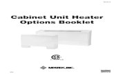 Cabinet Unit Heater Options Bookletliterature.mestek.com/dms/Sterling Commercial Hydronics...Cabinet Unit Heater Option 12 Factory Installed EXTRUDED ALUMINUM GRILLE 42% Free Area