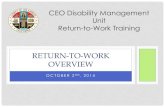 Return-to-Work Manual & Return-to-Work Flow Charthr.lacounty.gov/subsites/RTW/101/Series 11/Week 1/Return... · 2017. 5. 19. · RETURN-TO-WORK FLOW CHART No fu r t h e r r e v ie