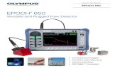 EPOCH 650ru.twn-technology.com/Download/Olympus/EPOCH 650 EN.pdf · 2019. 3. 4. · API 5UE: Allows defect sizing according to API Recommended Practice 5UE. Uses the Amplitude Distance