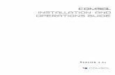 COMSOL Installation and Operations GUide · 2008. 11. 28. · Use this Installation and Operations Guide to install ... • A Code (monospace) font indicates keyboard entries in the