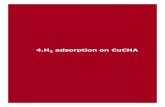 4.H adsorption on CuCHA - UAB Barcelona · 2004. 4. 30. · 4. H2 adsorption on CuCHA 79 4.1 Introduction Metal exchanged zeolites have been suggested as promising candidates for