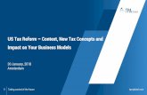 US Tax Reform Context, New Tax Concepts and Impact on ......1 Taking control of the future tpa-global.com 30 January, 2018 Amsterdam US Tax Reform –Context, New Tax Concepts and