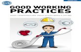 GOOD WORKING PRACTICES - ECFIA · GOOD WORKING PRACTICES HIGH TEMPERATURE INSULATION WOOLS GOOD WORKING PRACTICES HIGH TEMPERATURE INSULATION WOOLS ... GOO WORING PRATIES HIGH TEMPERATURE