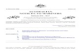 AUSTRALIAN NOTICES TO MARINERS - Hydro...a Happy New Year and safe, successful voyages in 2021. Published fortnightly by the Australian Hydrographic Office Australian Notices to Mariners