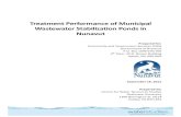 Treatment Performance of Municipal Wastewater …centreforwaterresourcesstudies.dal.ca/files/documents...Treatment Performance of Municipal Wastewater Stabilization Ponds in Nunavut