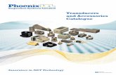 Transducers and Accessories Catalogue - Phoenix ISL · 2018. 4. 11. · Couplant irrigation, electrically isolated connector and M4 gimbal mountings Lemo 00 connectors 4MHz AGSW probes