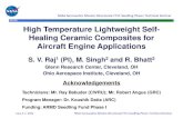 NARI High Temperature Lightweight Self- Healing Ceramic … · 2014. 10. 17. · NARI High Temperature Lightweight Self-Healing Ceramic Composites for Aircraft Engine Applications