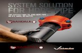 SYSTEM SOLUTION FOR HDPE PIPE - Sandale Utility Products · 2019. 10. 22. · Victaulic ® System Solution ... Flange Adapter for HDPE-to-Flanged Pipe STYLE 904 Download publication