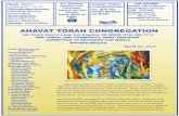 AHAVAT TORAH CONGREGATION...!2 The first ten chapters of Leviticus contain The Laws of the Sanctuary. With few exceptions the remainder of the Book deals with The Laws of Daily Life.