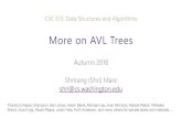 More on AVL Trees - courses.cs.washington.edu · 2018. 10. 23. · More on AVL Trees CSE 373: Data Structures and Algorithms Thanks to Kasey Champion, Ben Jones, Adam Blank, Michael