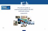 Practical Guide to contract procedures for EU external actions … · 5 Call for tenders Procedure Call for proposals Profit No profit allowed Profit allowed Co-financing: % of total