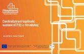 Centralizirani toplinski sustavi (CTS) u Hrvatskoj...Povećanje udjela OIE se zahtijeva na razini od 1,0 postotna boda godišnje u razdoblju od 2021. do 2025. godine i u razdoblju