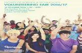 FACULTY OF SCIENCE & TECHNOLOGY VOLUNTEERING FAIR 2016…blog.westminster.ac.uk/careers/wp-content/uploads/sites/... · Vanissa Amliwala, will also be on standby to answer questions