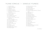 TUNE CIRCLE SINGLE TUNES · 2018. 8. 18. · 5. Coleraine / One-Horned Sheep / Old Favorite 6. Deidre's Fancy / The Butterfuly / Foxhunter's Jig 7. Evalina / Fly Around My Pretty