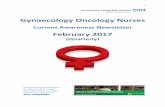 Gynaecology Oncology Nurses · 2017. 2. 17. · 6 Current Awareness Database Articles If you would like any of the articles in full text, or if you would like a more focused search