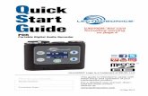 Quick Start Guide · 2019. 5. 14. · PDR wire belt clip included Compatible memory cards The card should be a microSDHC memory card, speed class 10, or any UHS speed class, 4GB to