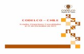 CODELCO – CHILE · 2012. 3. 26. · Pagos de préstamos (517.534) (800.860) Dividendos pagados (1.472.048) (2.206.124) Intereses pagados (324.737) (237.686) Flujos de efectivo netos