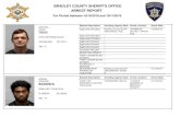 BRADLEY COUNTY SHERIFF'S OFFICE ARREST REPORT · 2019. 10. 11. · VONORE TN 37885 Age 30 1811 HWY 411/105 NUNNEHI TRL Statute Description Arresting Agency Nam Arrest Location Arrest