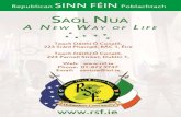 Saol Nua A New Way of Life - WordPress.com...Saol Nua – a new way of life, represents a vision of Ireland based on Republican, Socialist, Self-reliance and Ecological principles.
