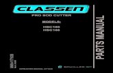 PRO SOD CUTTER - Classen · 2018. 8. 9. · Classen service ensures that you continue to receive the best results possible from Classen products. You can trust Classen replacement