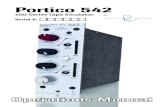 Portico 542 - Ponticlarocdn.ponticlaro.com/.../12/portico542manual-rev-A-master.pdf · 2019. 2. 17. · Operations Manual Portico 542 500 Series Tape Emulator. 2 PORTICO 542: 500