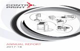 ANNUAL REPORT - Control Print LTD · 2018. 12. 6. · ANNUAL REPORT | 2017-18 5 CONTROL PRINT LIMITED (CIN: L22219MH1991PLC059800) Regd. Off: C-106, Hind Saurashtra Industrial Estate,