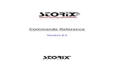 SBAdmin Command Reference Guide - StorixStorix System Backup Administrator - 4 - Version 8.2 Commands Reference General Information Although all operations may be performed from either