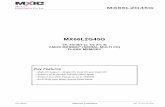 MX66L2G45G - Macronix · 2018. 7. 24. · 5 Rev. 1.0, June 29, 2018 MX66L2G45G P/N: PM2404 Macronix Proprietary 1. FEATURES GENERAL • Supports Serial Peripheral Interface -- Mode