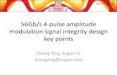 56Gb/s 4-pulse amplitude modulation signal integrity ... · 56Gb/s 4-pulse amplitude modulation signal integrity design key points Zhang Ying, Sugon SI zhangying@sugon.com