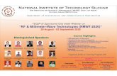 National Institute of Technology Silchar · 2020. 8. 21. · National Institute of Technology Silchar (An Institute of National Importance, MHRD, Govt. of India) Silchar, Assam-788010,