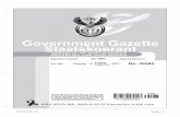 Government Gazette Staatskoerant...2012 No. 35583 N.B. The Government Printing Works will not be held responsible for the quality of “Hard Copies” or “Electronic Files” submitted