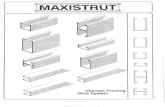 Channel-Track & Tube-Way · 2018. 2. 1. · introduction maxistrut channel framing has been in business for 21 years supplying a complete line of channel and accessories in all finishes.