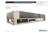 Air-Cooled Scroll Compressor Chiller Chillers...Chiller Nomenclature General Description McQuay Air-Cooled Water Chillers are complete, self-contained automatic chiller units designed