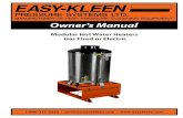 Owner s Manual - Easy Kleen Pressure Systems LTD. · NG & LPG Heaters • Rev. 22/06/2017 Easy-Kleen Pressure Systems 1-800-315-5533 This manual contains operational information that