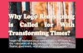 Why logo redesigning is called for with transforming times