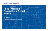 Information Security’s Third Wave · 2009. 7. 29. · Strategic Hacking: A New Era ... + Myanmar (seriously, MYANMAR!! ) ... + Basic premise: if you can’t defend, threaten to