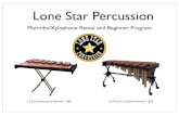 Lone Star Percussion - Sunnyvale ISDc2.sunnyvaleisd.com/cms/lib3/TX01001155/Centricity/...4.3 Octave Soloist Marimba • Freestanding Voyager frame with casters • Includes resonators