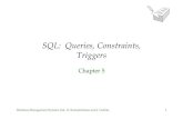 SQL: Queries, Constraints, 2015. 11. 26.¢  Title: SQL: Queries, Constraints, Triggers Author: Raghu