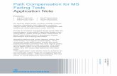 Path Compensation for MS Fading Tests Application Note · 2016. 11. 30. · The R&S®SMU200A Vector Signal Generator is referred to as SMU. The R&S®AMU200A Baseband Signal Generator